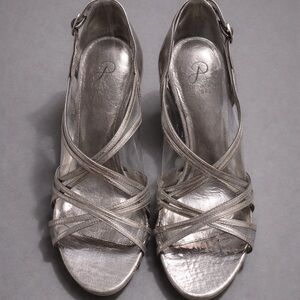 ADRIANNA PAPELL Gunmetal ADRI SZ 8M  heels